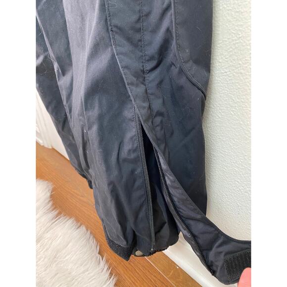 Columbia Vertex Men's XL Black Nylon Lined Snowboarding Ski Bibs - Picture 6 of 9